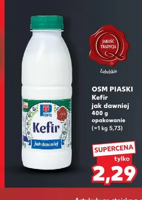 Kefir jak dawniej OSM Piaski promocja w Kaufland