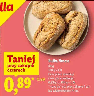 Bułka fitness promocja w Lidl