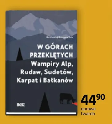 Książka W górach przeklętych Wampiry Alp, Rudaw, Sudetów, Karpat i Bałkanów Bosz promocja w Empik