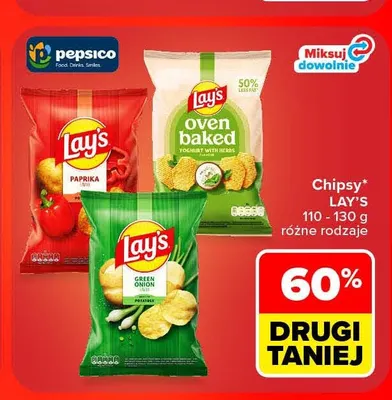 Chipsy Lay's Green Onion promocja w Carrefour
