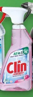 Płyn do mycia szyb Clin All in 1 promocja w Kaufland
