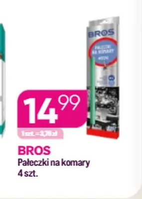 Pałeczki na komary Bros promocja w Drogerie Koliber