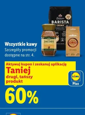 Wszystkie kawy promocja w Lidl