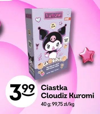 Ciastka Cloudiz Kuromi promocja w Żabka