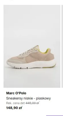 Sneakersy niskie Marc O'Polo piaskowy promocja w Lounge by Zalando
