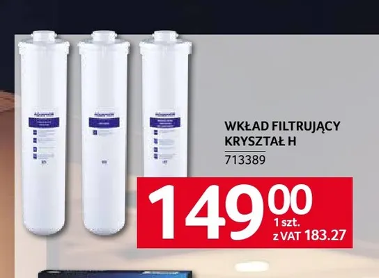 Wkład filtrujący Kryształ H Aquaphor promocja w Selgros
