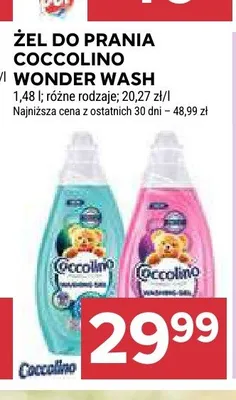 Żel do prania Coccolino Wonder Wash promocja w Stokrotka