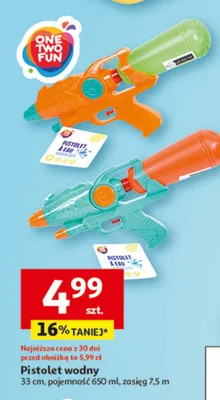 Pistolet na wodę promocja w Auchan