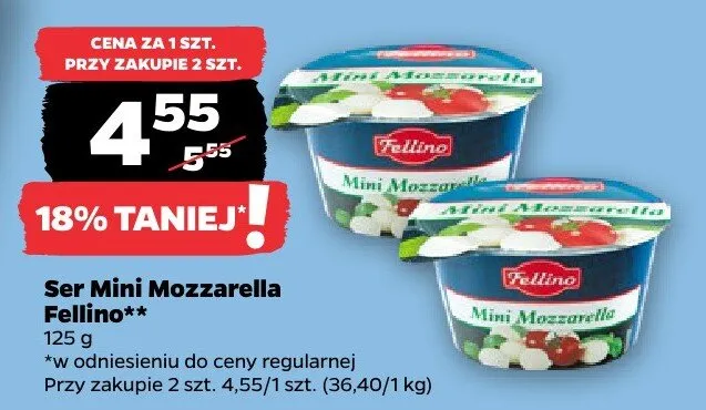 Ser Mini Mozzarella promocja w Netto
