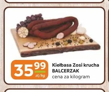 Kiełbasa Zosi krucha Balcerzak promocja w Gama