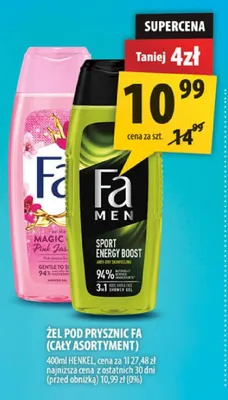 Żel pod prysznic Fa Magic Pink Jasmine 400ml promocja w Arhelan