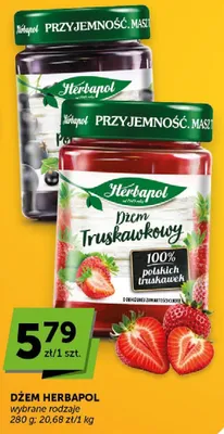 Dżem truskawkowy 100% polskich truskawek promocja w Groszek