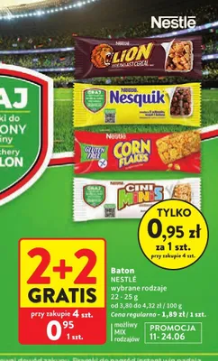 Baton Corn Flakes Nestlé promocja w Intermarche