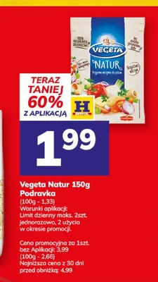 Przyprawa Vegeta Natur Podravka promocja w Hitpol