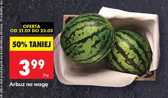 Arbuz promocja w Biedronka
