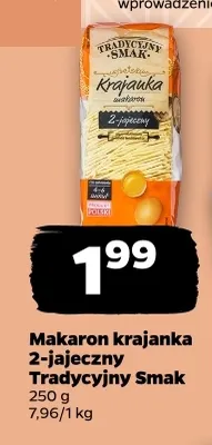 Makaron krajanka 2-jajeczny Tradycyjny Smak promocja w Netto
