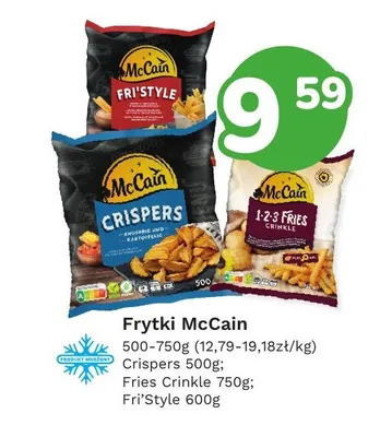 Frytki McCain Crispers promocja w Limonka