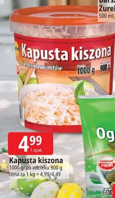 Kapusta kiszona promocja w Leclerc