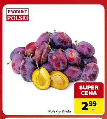 Śliwki polskie promocja w Carrefour Market