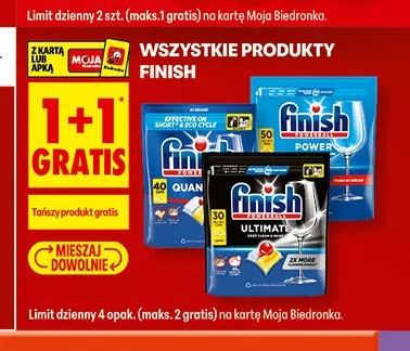 Produkty Finish promocja w Biedronka