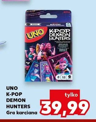 Gra karciana UNO K-POP DEMON HUNTERS promocja w BACK TO SCHOOL