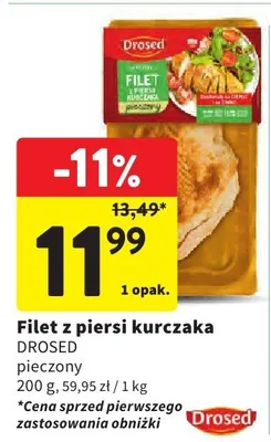 Filet z piersi kurczaka pieczony promocja w Intermarche