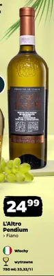 Wino L'Altro Pendium Fiano promocja w Netto