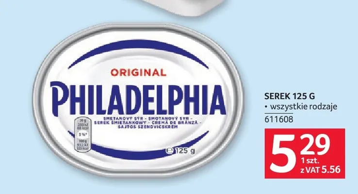 Serek Philadelphia Original promocja w Selgros