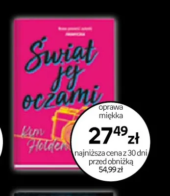 Książka Świat jej oczami Kim Holden promocja w Empik