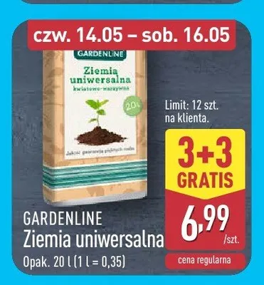 Ziemia uniwersalna GARDENLINE promocja w Aldi