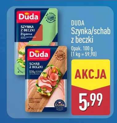 Wędliny z beczki Duda promocja w Aldi