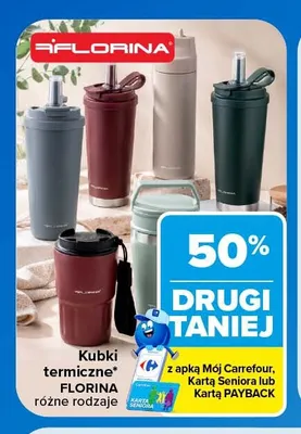 Kubki termiczne Florina promocja w Carrefour