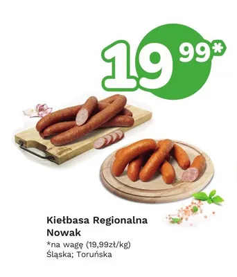Kiełbasa regionalna Nowak Śląska promocja w Limonka