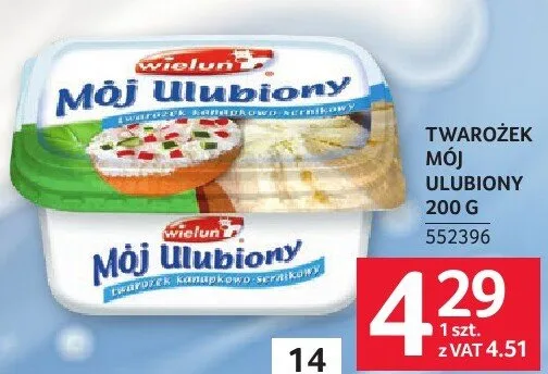 Twarożek mój ulubiony promocja w Selgros