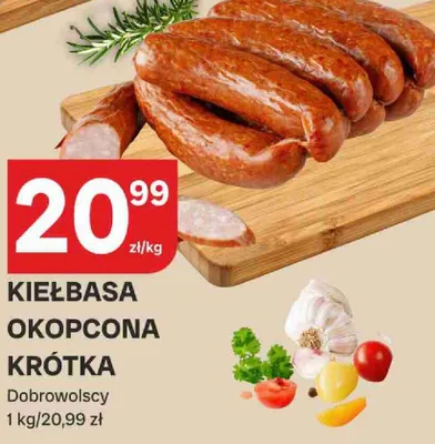 Kiełbasa Okopcona Krótka Dobrowolscy promocja w Chorten