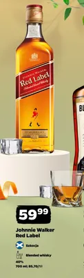 Whisky Johnnie Walker Red Label Blended Scotch promocja w Netto