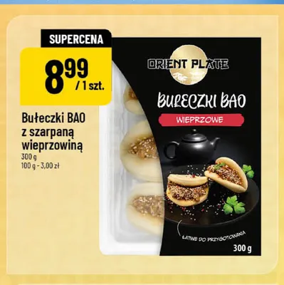 Bułeczki BAO z szarpaną wieprzowiną Orient Plate promocja w POLOmarket