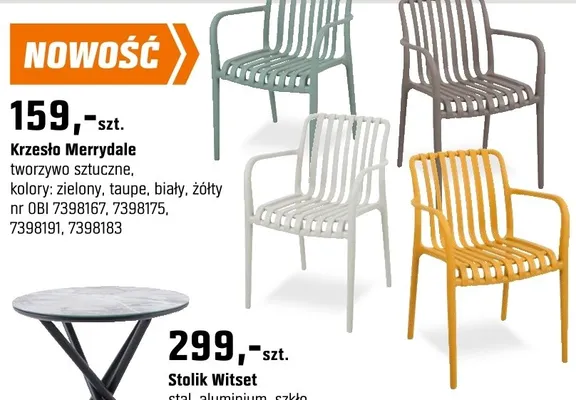 Krzesło Merrydale promocja w OBI