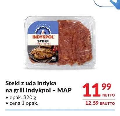 Steki z uda indyka na grill Indykpol MAP promocja w Makro