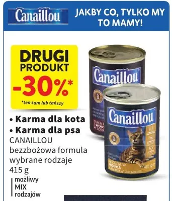 Karma dla kota bezbożowa formuła wybrane rodzaje promocja w Intermarche