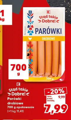Parówki drobiowe Stąd takie Dobre! promocja w Kaufland