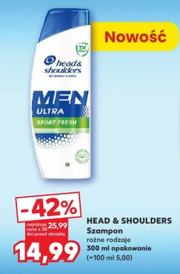 Szampon różne rodzaje promocja w Kaufland