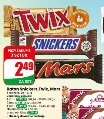 Baton Snickers promocja w Dino