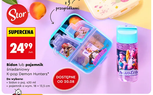 Pojemnik śniadaniowy Stor K-pop Demon Hunters promocja w Biedronka