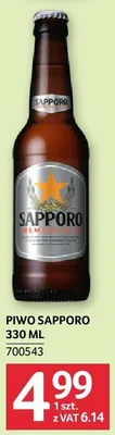 Piwo Sapporo 700543 promocja w Selgros