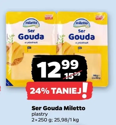 Ser gouda piastry promocja w Netto
