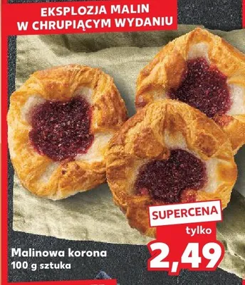 Malinowa korona promocja w Kaufland