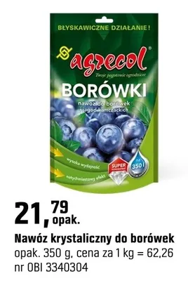 Nawóz krystaliczny do borówek promocja w OBI