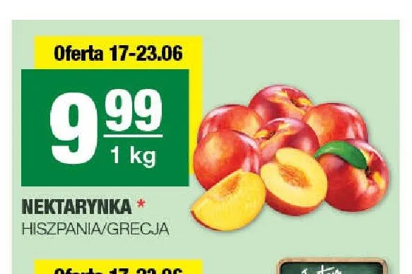Nektarynka Hiszpania/Grecja promocja w SPAR
