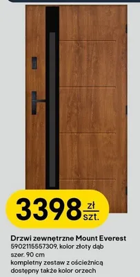 Drzwi zewnętrzne Mount Everest promocja w Castorama